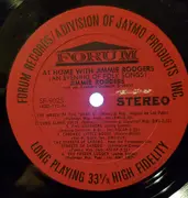 LP - Jimmie Rodgers - At Home With Jimmie Rodgers - An Evening Of Folk Songs