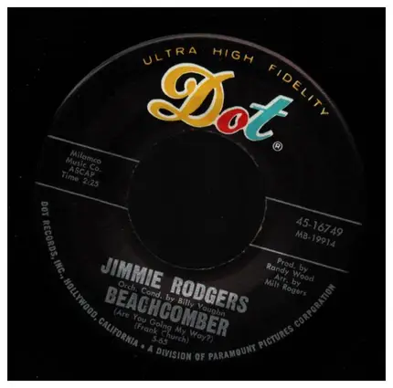 Jimmie Rodgers - Beachcomber / Little School Girl