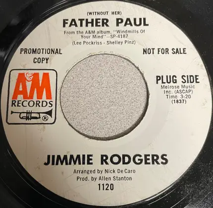 Jimmie Rodgers - Father Paul / Me About You