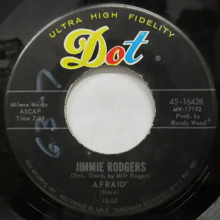 Jimmie Rodgers - I'll Never Stand In Your Way / Afraid