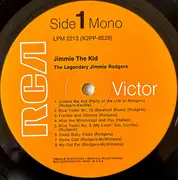 LP - Jimmie Rodgers - Jimmie The Kid - Mono, Orange Labels
