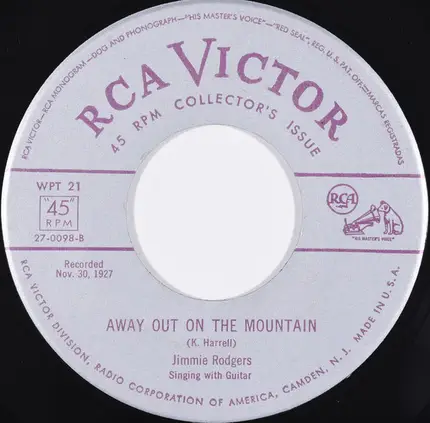 Jimmie Rodgers - Memorial Album Volume 1
