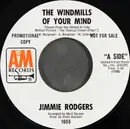 7inch Vinyl Single - Jimmie Rodgers - The Windmills Of Your Mind - promo
