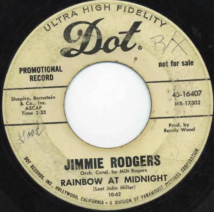Jimmie Rodgers - Rainbow At Midnight