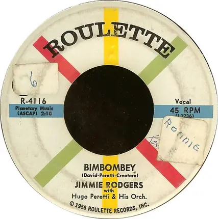 Jimmie Rodgers - Bimbombey