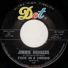 Jimmie Rodgers - Face In A Crowd / Lonely Tears