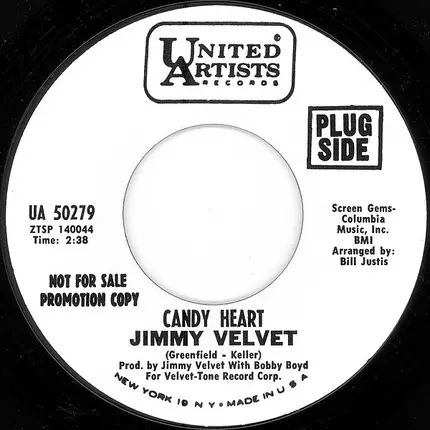 Jimmy Velvet - Candy Heart