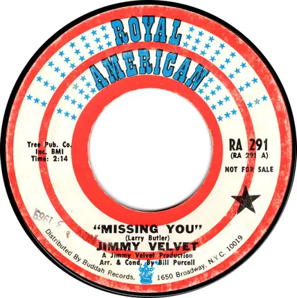 Jimmy Velvet - Missing You