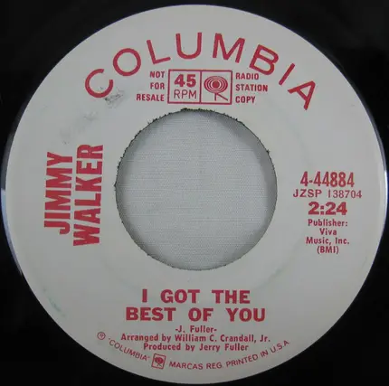 Jimmy Walker - I Got The Best Of You