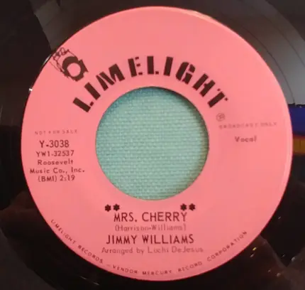 Jimmy Williams - Mrs. Cherry / Keoto'to