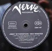 LP - Jimmy Witherspoon & Ben Webster - Previously Unreleased Recordings