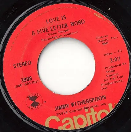 Jimmy Witherspoon - Love Is a Five Letter Word