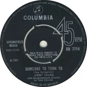 Jimmy Young - Someone To Turn To / Let Me Love You
