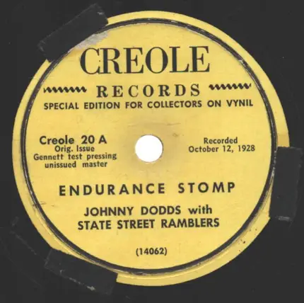 Jimmy Blythe, Johnny Dodds - Shake Your Shimmy / Endurance Stomp