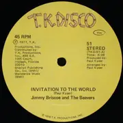 12inch Vinyl Single - Jimmy Briscoe And The Beavers - Invitation To The World / Living For Today