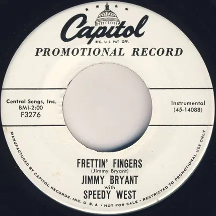 Jimmy Bryant With Speedy West - Frettin' Fingers / Chatter Box