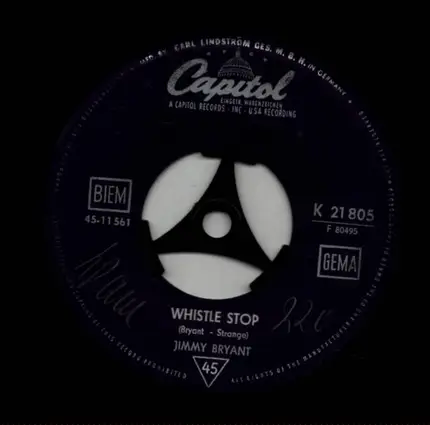 Jimmy Bryant - Whistle Stop / West of Samoa