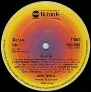 LP - Jimmy Buffett - A1a - Orange labels, Gatefold