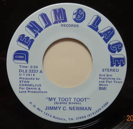 Jimmy C. Newman - My Toot Toot (French) / My Toot Toot (English)