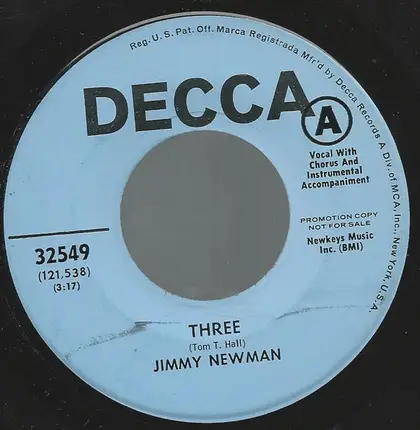 Jimmy C. Newman - There'll Always Be A Song