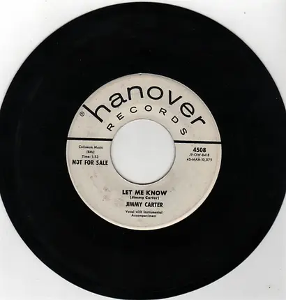 Jimmy Carter - Let Me Know
