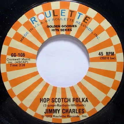 Jimmy Charles - A Million To One / Hop Scotch Polka