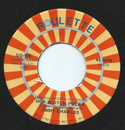 Jimmy Charles - A Million To One / Hop Scotch Polka