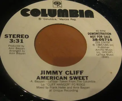Jimmy Cliff - American Sweet