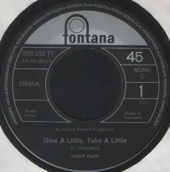 Jimmy Cliff - Give A Little, Take A Little