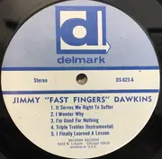 LP - Jimmy Dawkins - Jimmy 'Fast Fingers' Dawkins - Blue / White Labels