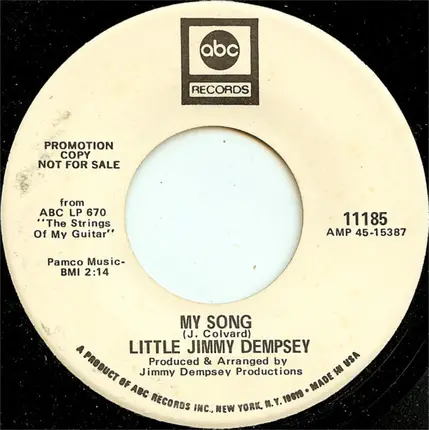 Jimmy Dempsey - Ode To Billie Joe / My Song