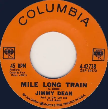 Jimmy Dean - Mile Long Train