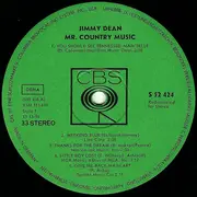 LP - Jimmy Dean - Mr. Country Music