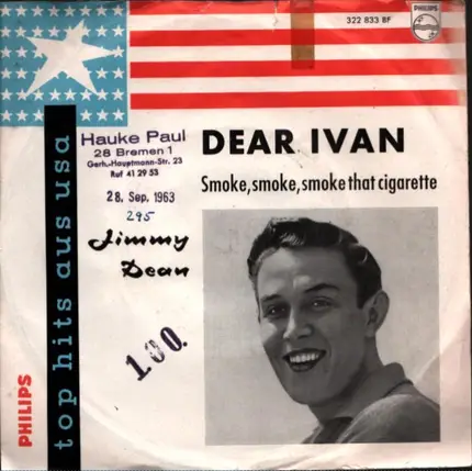 Jimmy Dean - Dear Ivan