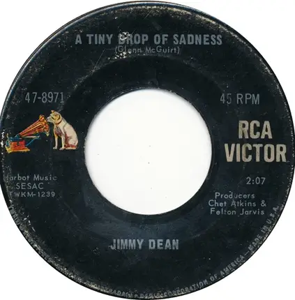 Jimmy Dean - Stand Beside Me / A Tiny Drop Of Sadness