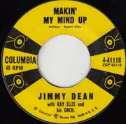 7inch Vinyl Single - Jimmy Dean - Starlight Starbright / Makin' My Mind Up