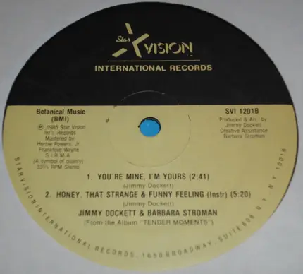 Jimmy Dockett & Barbara Stroman - Honey, That Strange & Funny Feeling