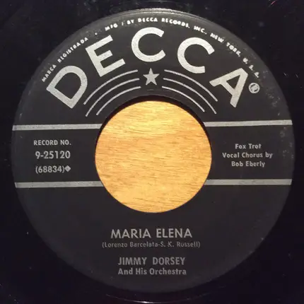 Jimmy Dorsey And His Orchestra - Amapola (Pretty Little Poppy) / Maria Elena
