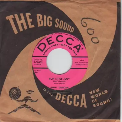 Jimmy Duncan - Run Little Joey
