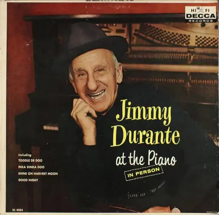 Jimmy Durante - In Person - At The Piano