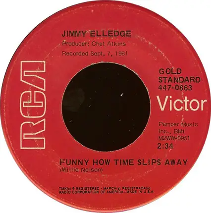 Jimmy Elledge - Funny How Time Slips Away / Please Love Me Forever