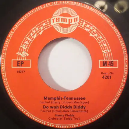 Jimmy Fields / The Dynamits - Memphis-Tennessee / Do Wah Diddy Diddy / A Hard Day's Night / Skinny Minny