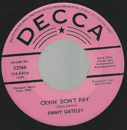 Jimmy Gateley - She Wants To Be Like  You