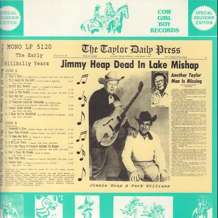 Jimmy Heap - The Early Hillbilly Years