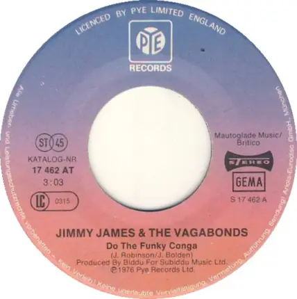 Jimmy James & The Vagabonds - Do The Funky Conga