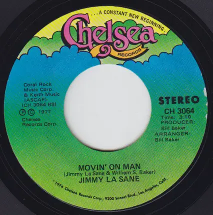 Jimmy La Sane - Alabamy / Movin' On Man