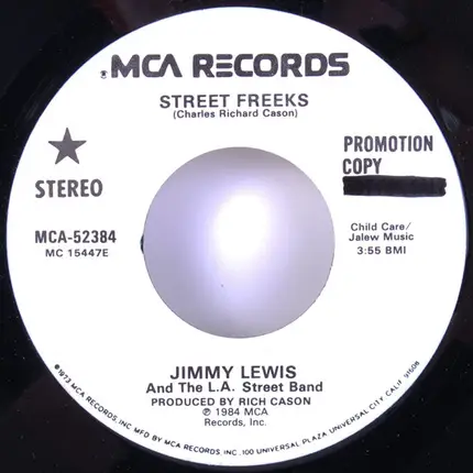 Jimmy Lewis And The L.A. Street Band - Street Freeks