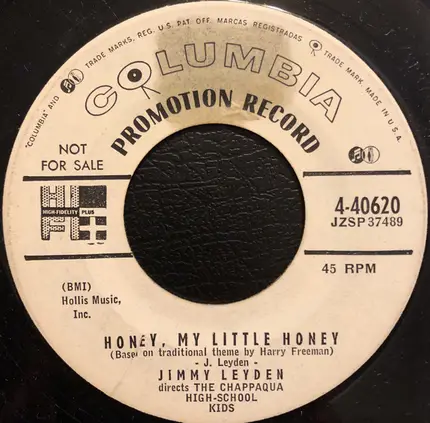 Jimmy Leyden Directs The Chappaqua High School Kids - One More Song / Honey, My Little Honey