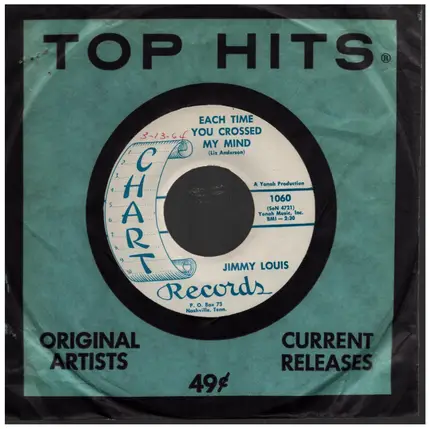 Jimmy Louis - Old north star / Each time you crossed my mind