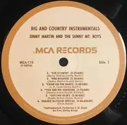 LP - Jimmy Martin and The Sunny Mountain Boys - Big And Country Instrumentals